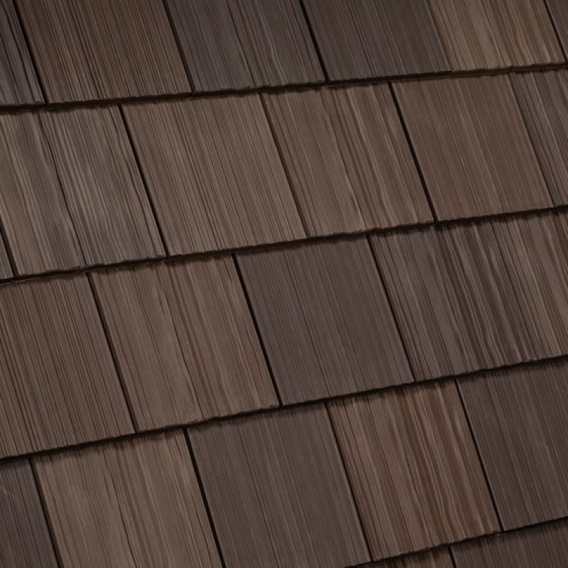 Single-Width Shake roof in Tahoe blend