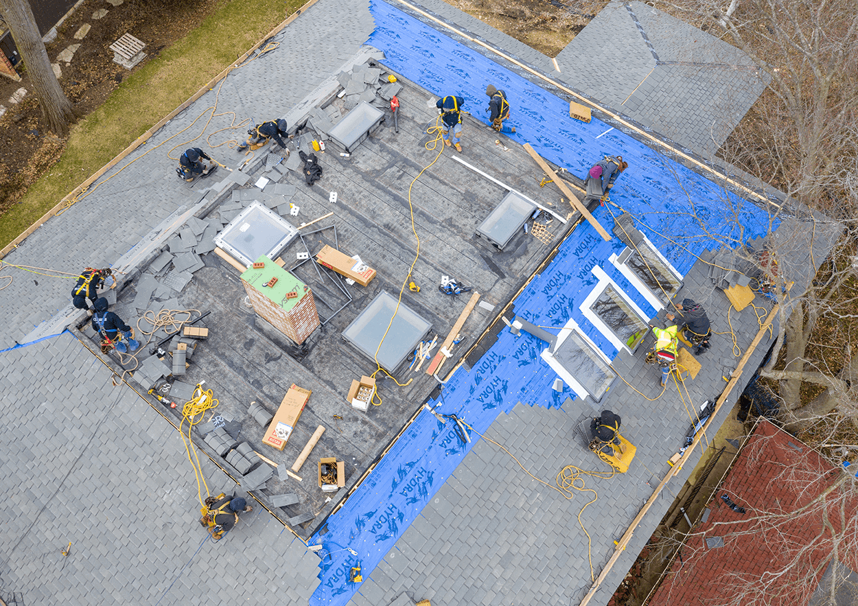 CJM Roofing residential roof replacement, Crystal Lake area